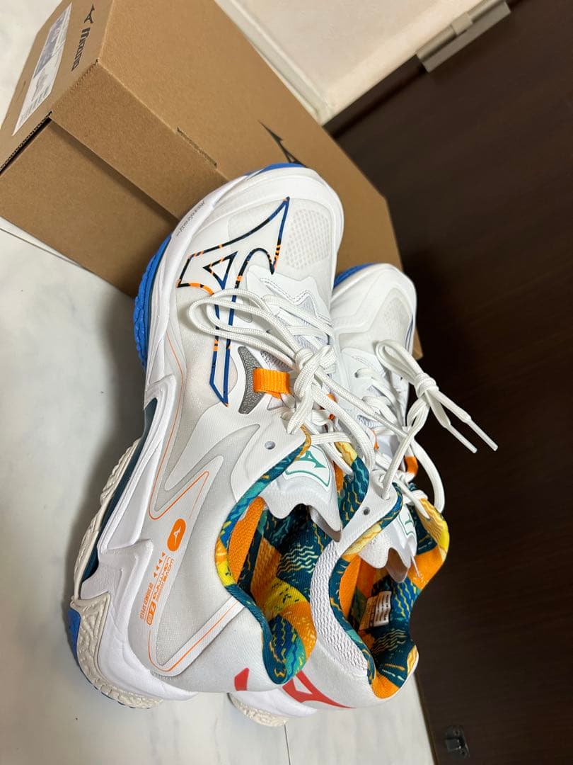髙*玲様 Mizuno バレーボールシューズ ホワイト