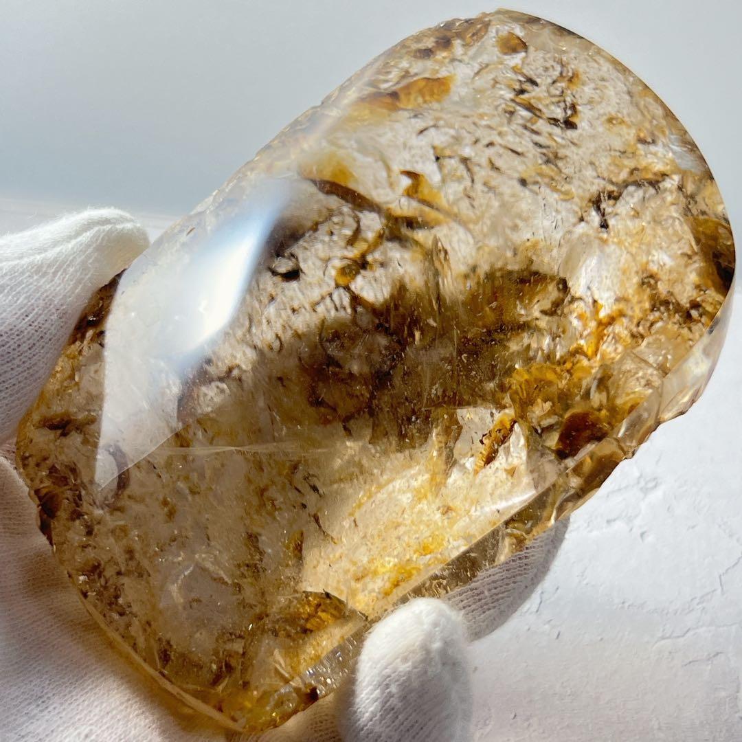 天然石 ゴールデンヒーラー ハーフポリッシュ