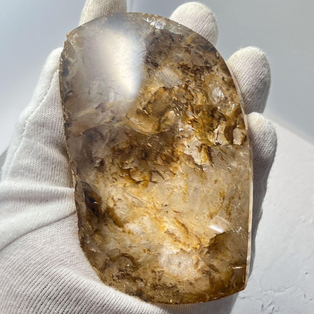 天然石 ゴールデンヒーラー ハーフポリッシュ