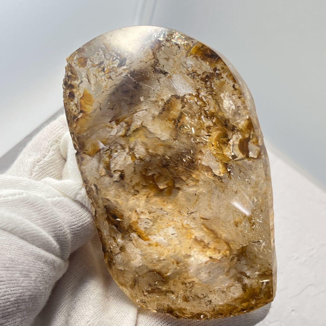 天然石 ゴールデンヒーラー ハーフポリッシュ