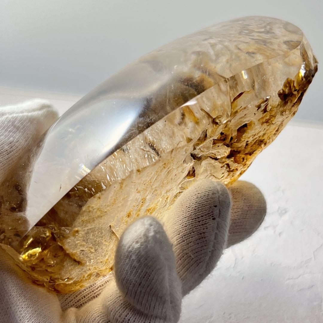 天然石 ゴールデンヒーラー ハーフポリッシュ