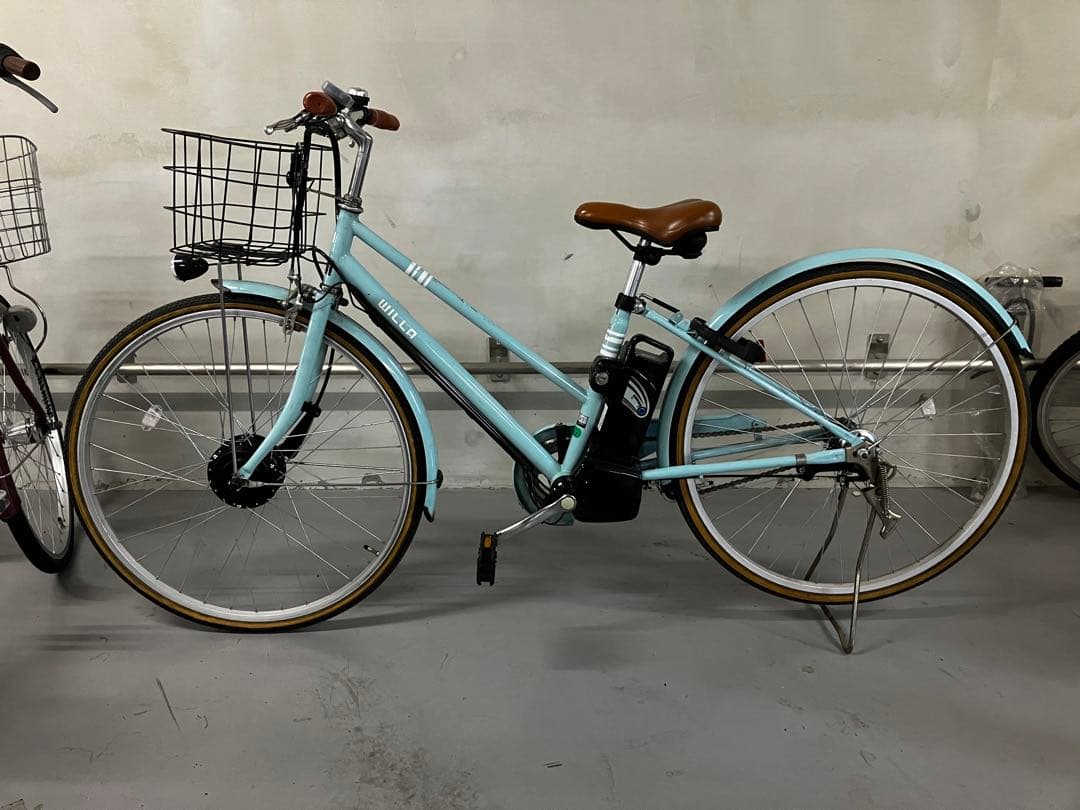 水色 シティタイプ 電動アシスト自転車