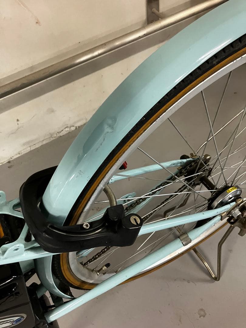 水色 シティタイプ 電動アシスト自転車