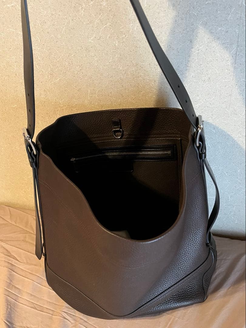 N*r様 LEMAIRE BELTED TOTE BAG ダークブラウン