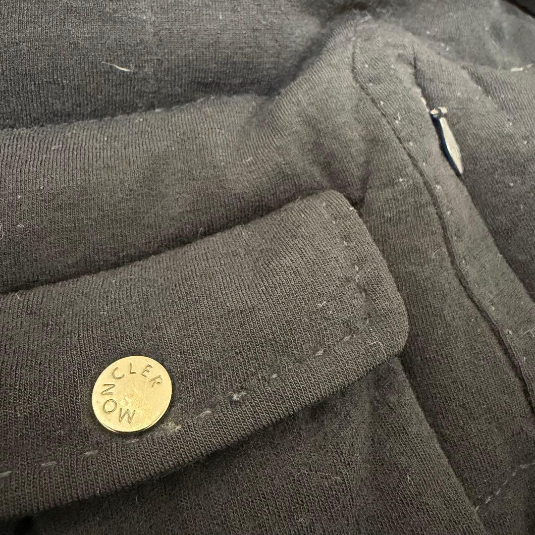 モンクレール ブリアンソン　ダウン　ショート　ネイビー　紺　レディース　ウール