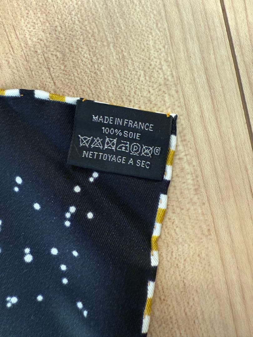 エルメス　HERMES カレ90 スペーダービー　黒