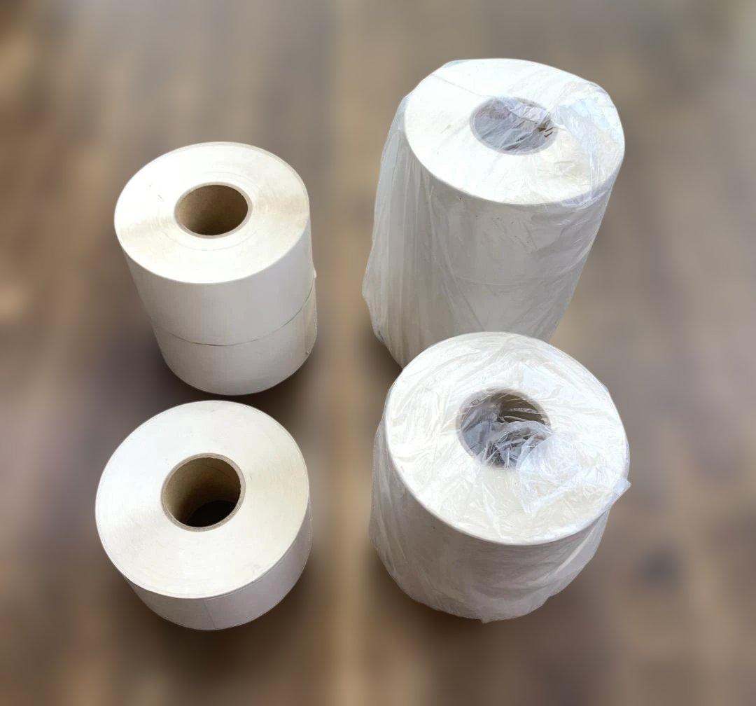 開封済み保管品 業務用包装フィルム 感熱ロール紙ラベル TK60-100