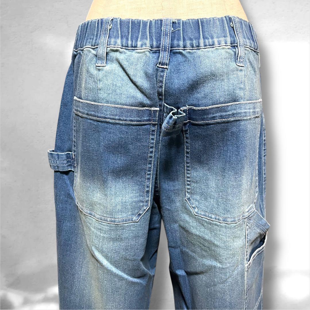 ♥️新品未使用♥️ MICALLE MICALLE ワイドベイカーデニムパンツ