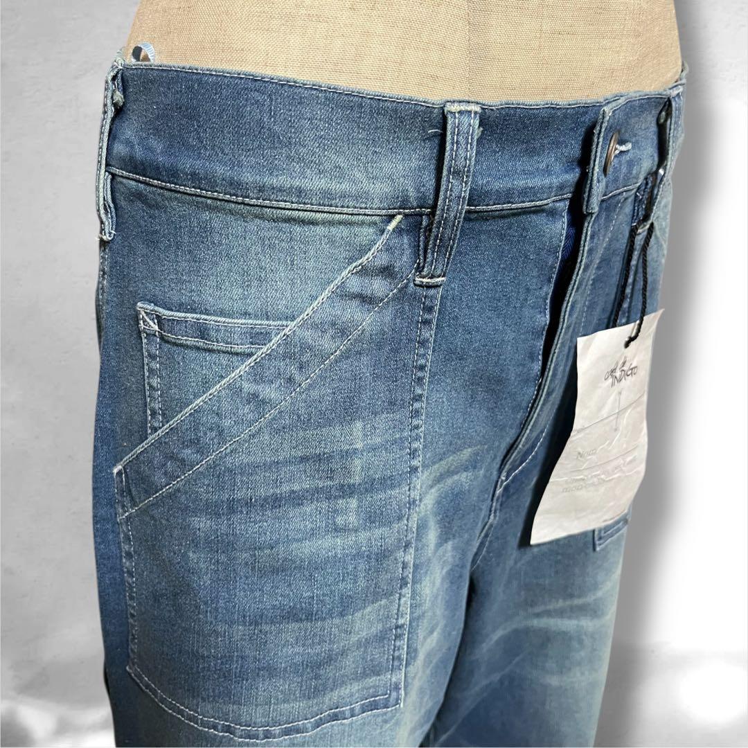 ♥️新品未使用♥️ MICALLE MICALLE ワイドベイカーデニムパンツ