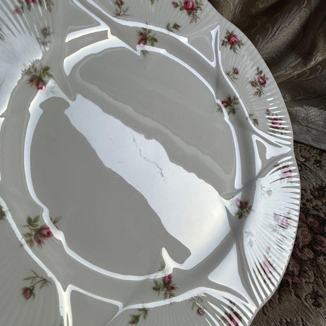 英国製  Rosalie可憐な花びらデザートプレート5枚