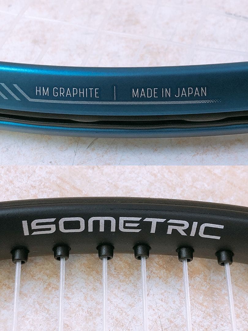 ヨネックス 日本製 硬式テニスラケット ISOMETRIC 長さ約68.5cm