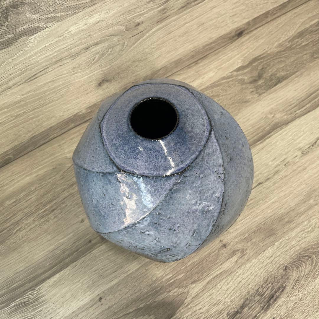 花瓶　島田緋陶志 作　面取り壺