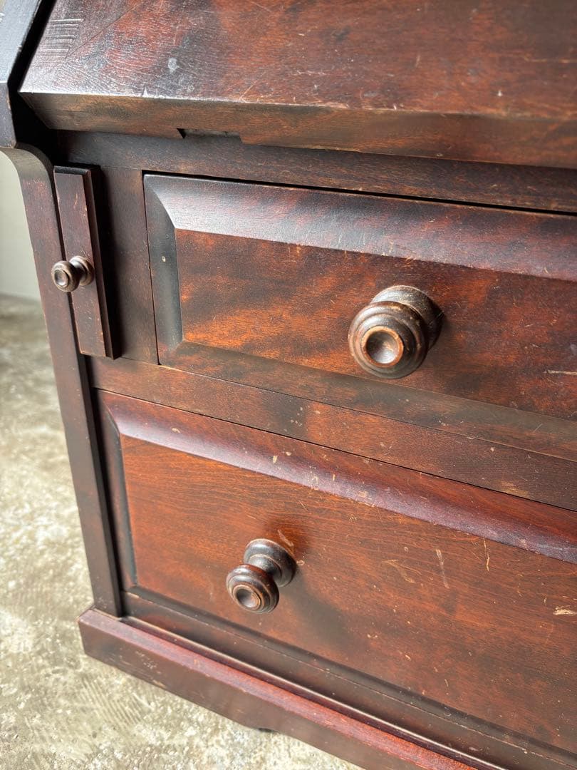 北海道民芸家具　ライティングビューロー　ライティングデスク　ローテーブル　文机