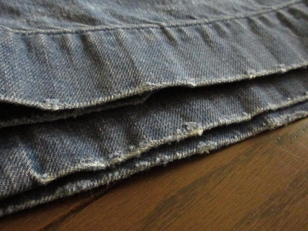 ★美品45R加工ワイドデニムベイカーパンツ2