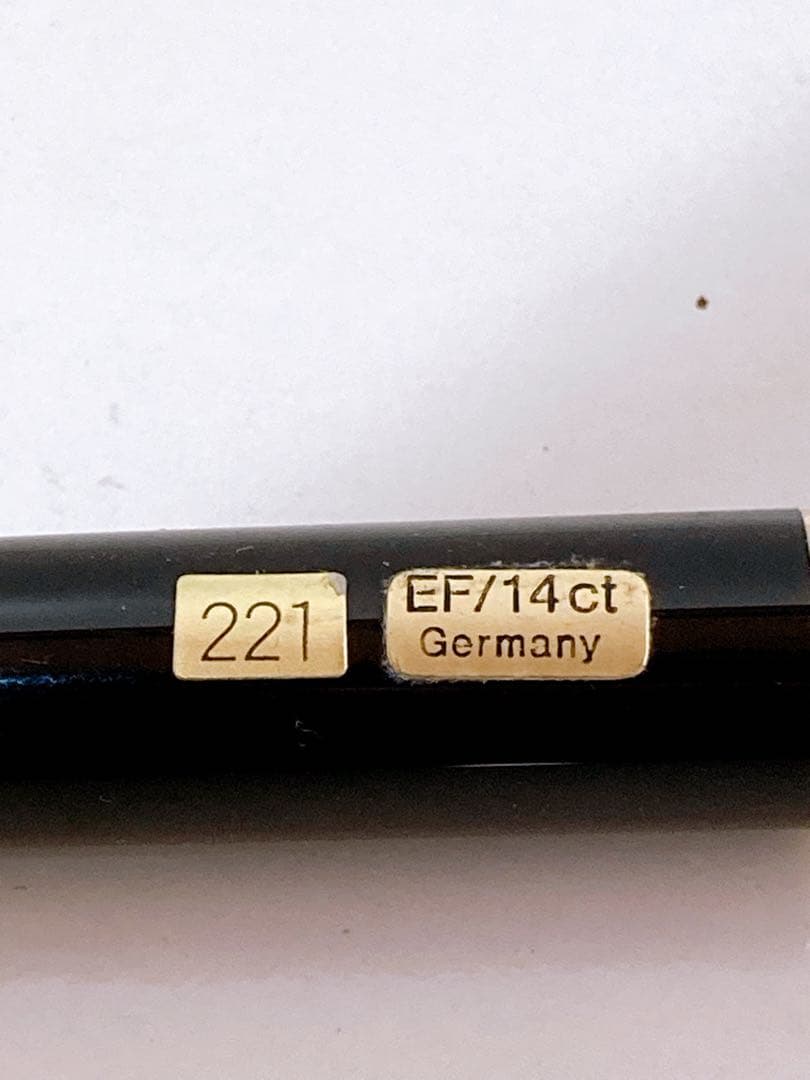 ☆Montblanc モンブラン 万年筆 221 EF/14ct 14K 585
