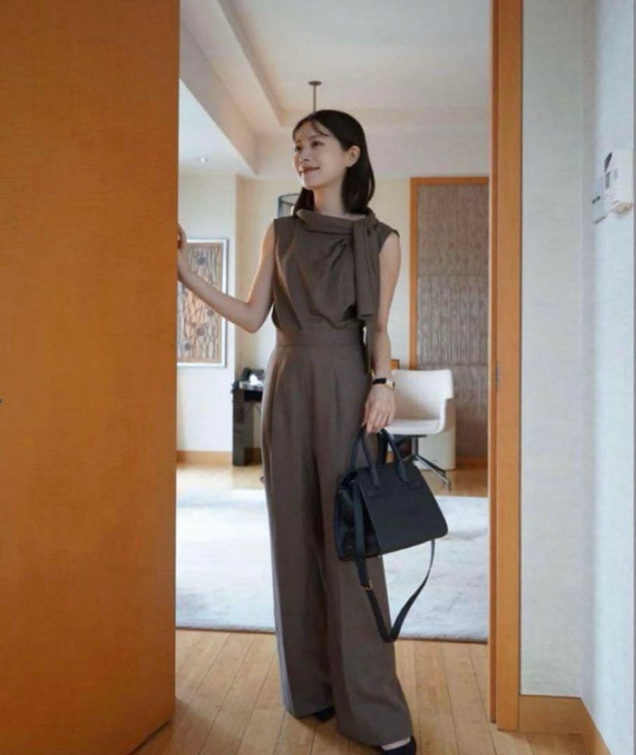 【新品】laubeblanc Side Bow-tie Combinaison