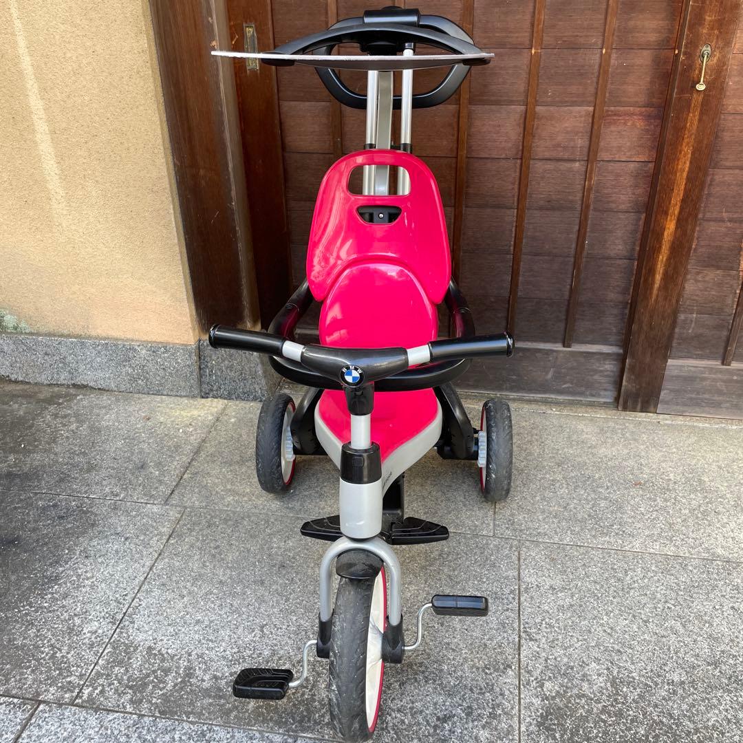  三輪車 ピンク 日よけ付き　正規ライセンス