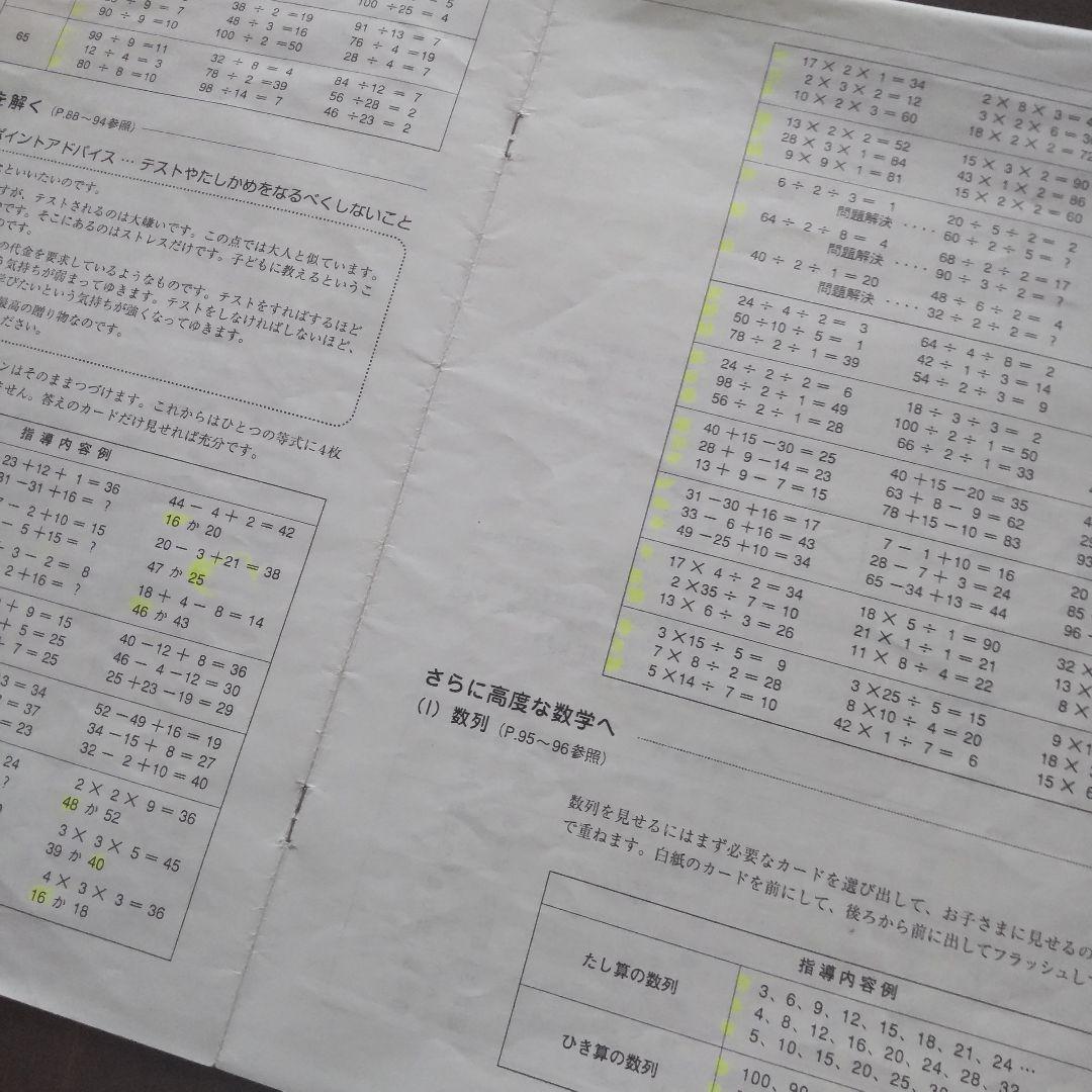 ドーマン博士のドッツカード 知育教材 右脳教育 赤ちゃん 幼児教育 算数教材