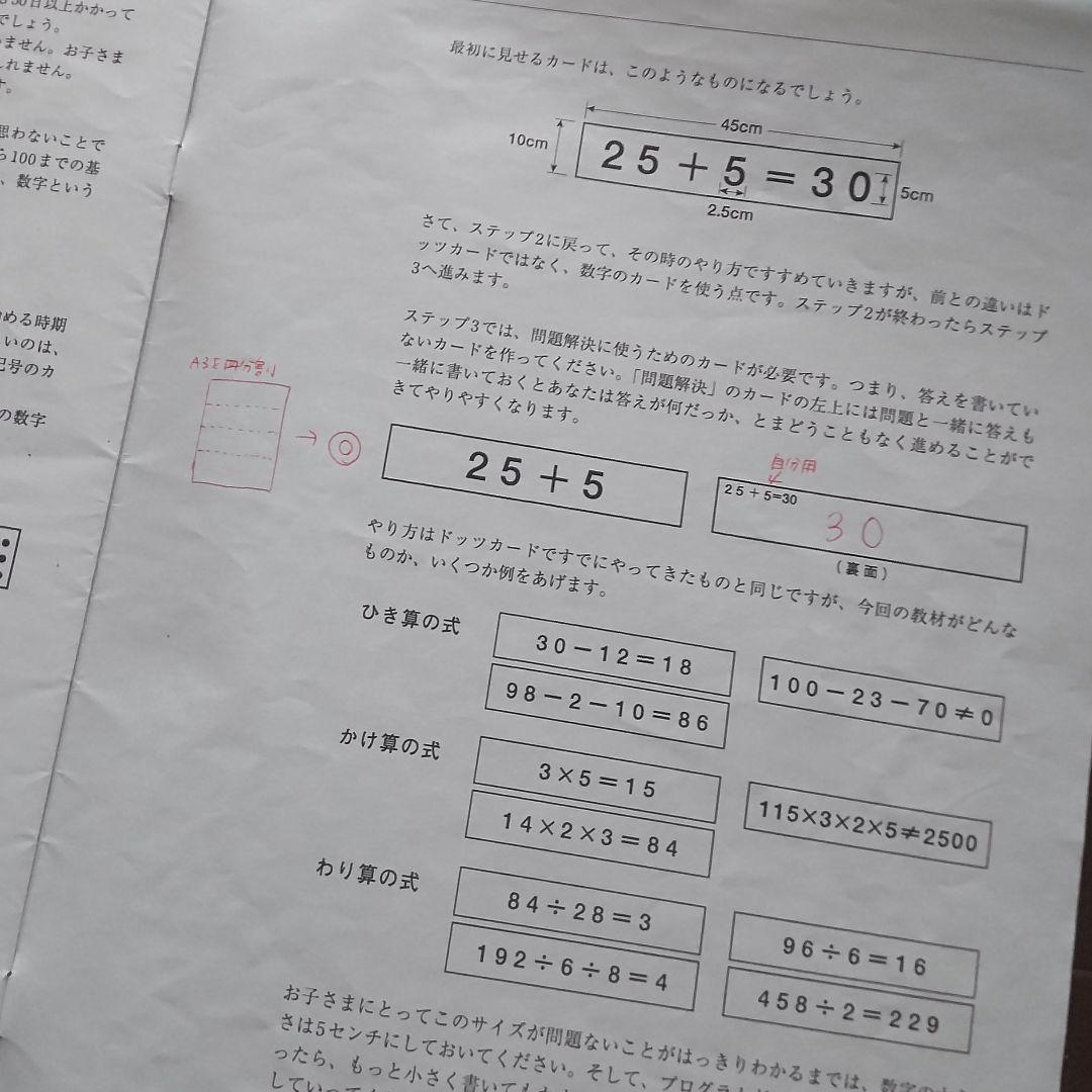 ドーマン博士のドッツカード 知育教材 右脳教育 赤ちゃん 幼児教育 算数教材