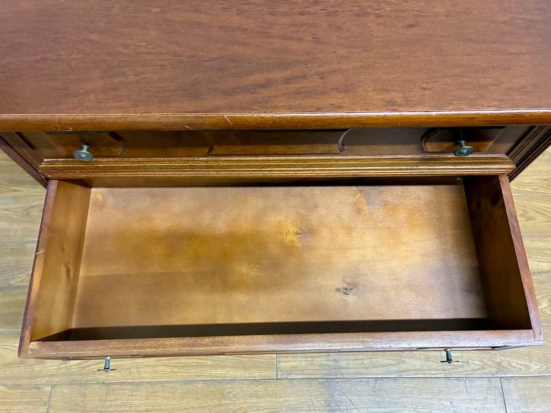 管401☆英国製☆アンティーク☆3段チェスト