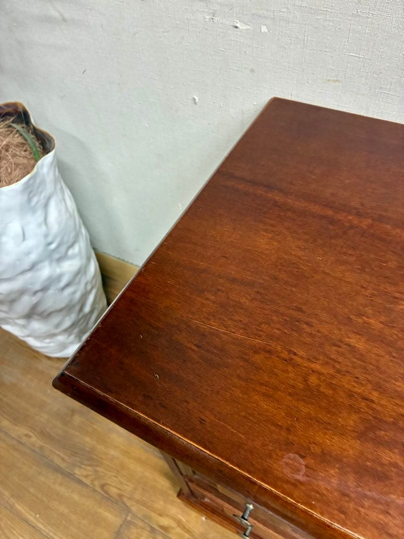 管401☆英国製☆アンティーク☆3段チェスト