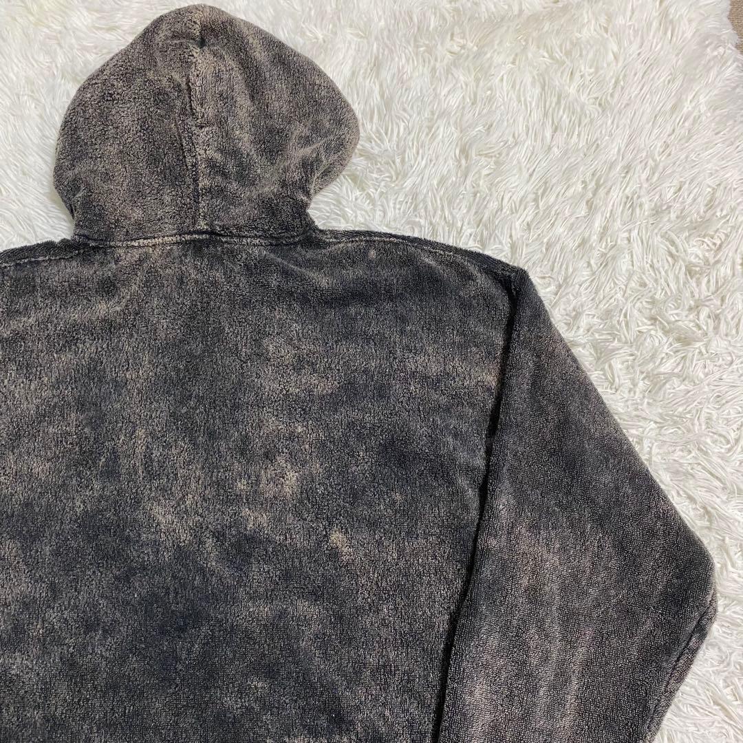 DIESEL ジップパーカー ガーメントダイ アシッドウォッシュ Mサイズ