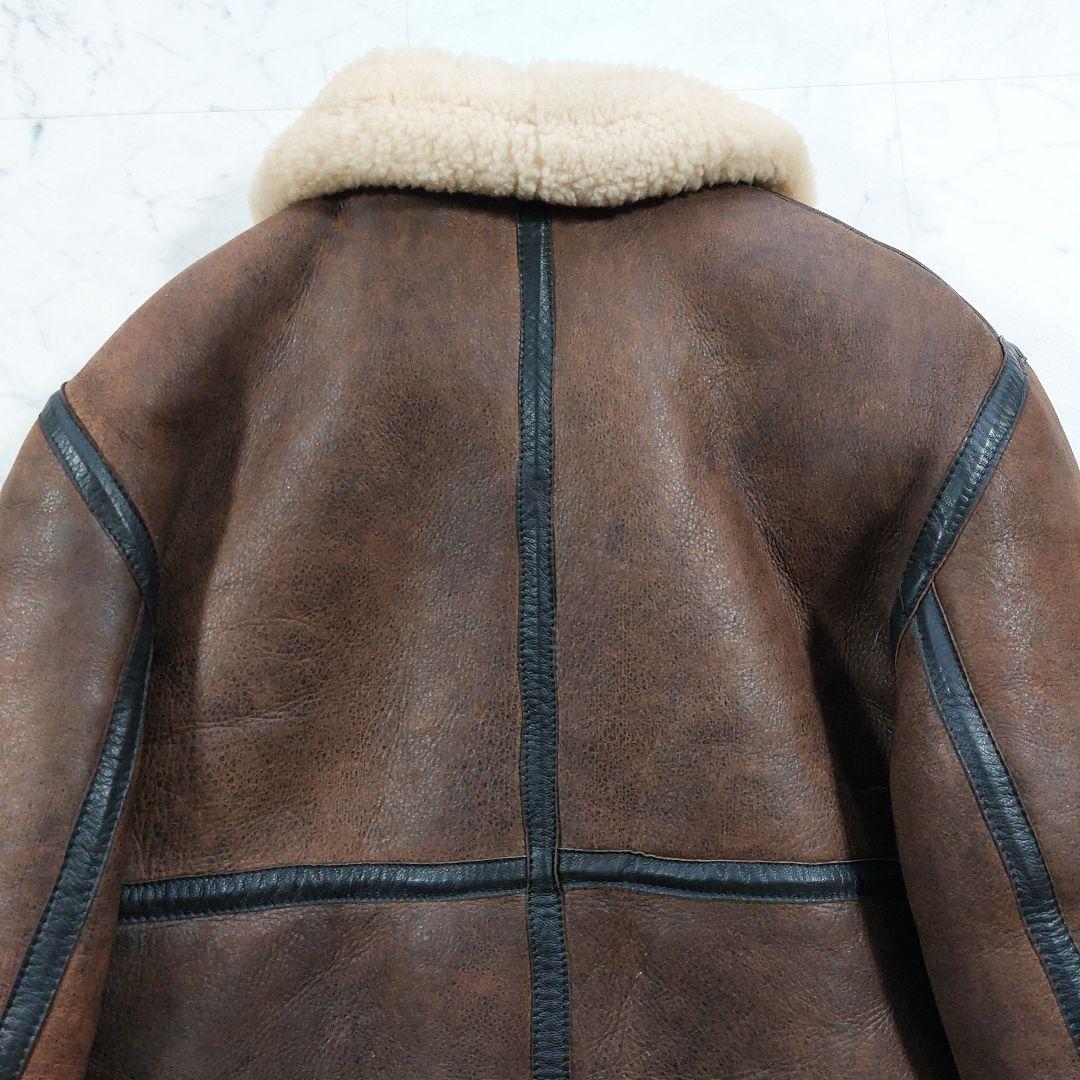 90s USA製 ゴールデンベア B-3 リアルムートンジャケット L相当