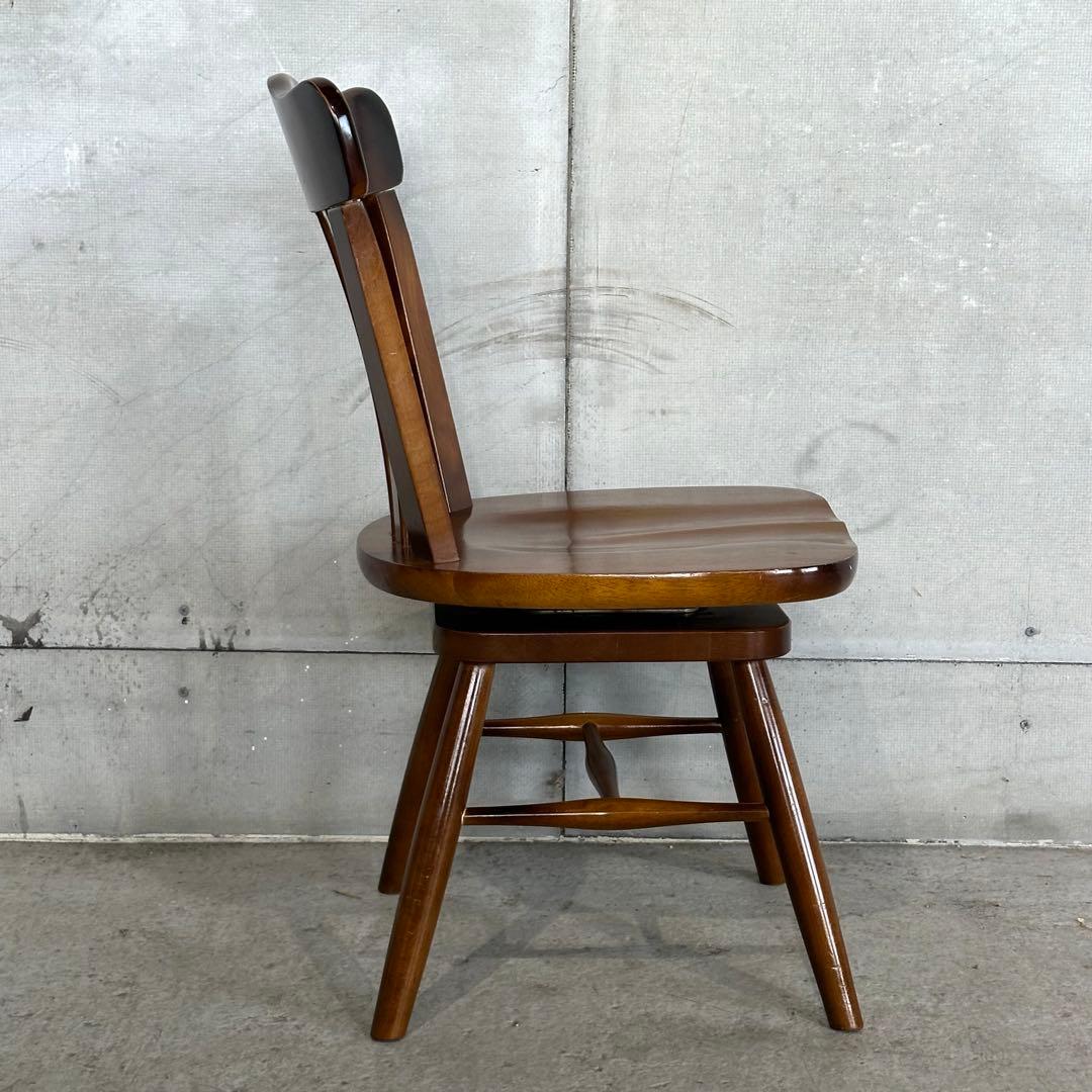 カリモク コロニアル 回転チェア ダイニングチェア 木製 椅子 COLONIAL