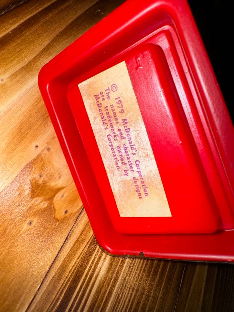 1979 マクドナルド ヴィンテージ アクセサリー グリマス ピン 貯金箱