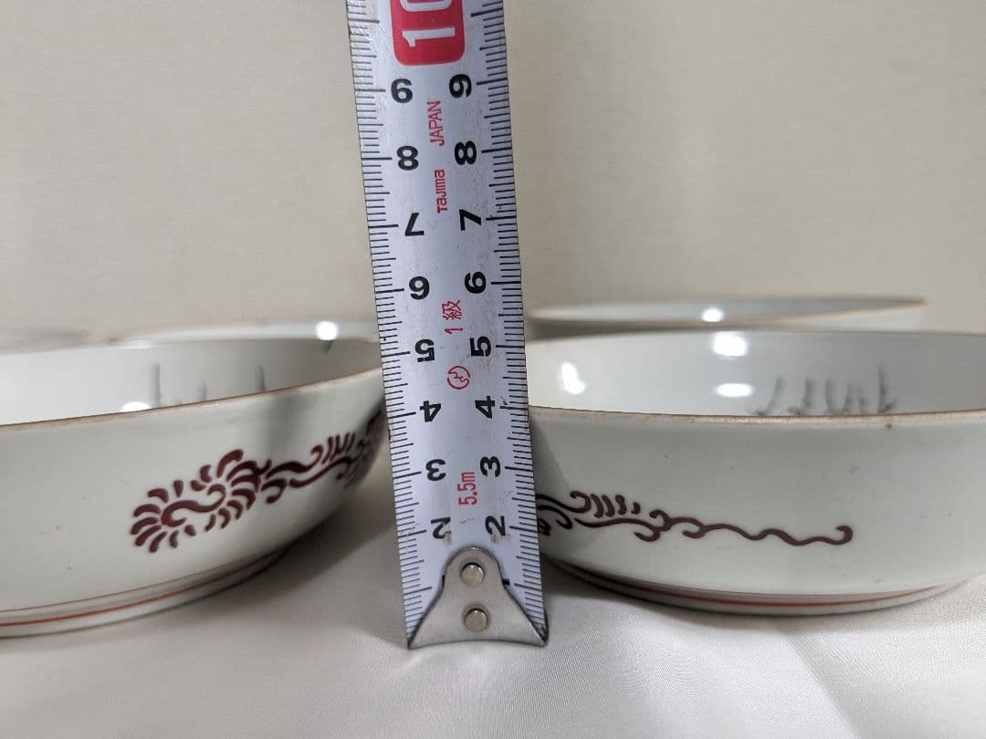 【希少】 九谷焼 井出製 金彩 花鳥風月 古食器 お皿 6枚