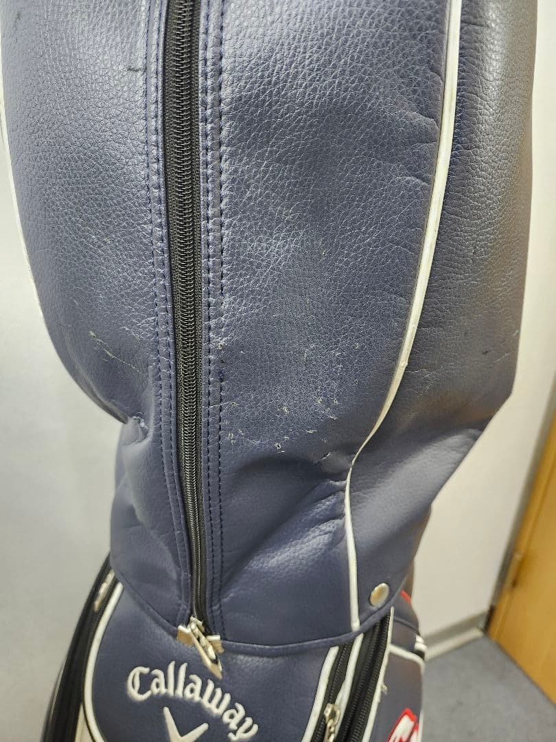 Callaway キャディバッグ ネイビー/ホワイト/レッド