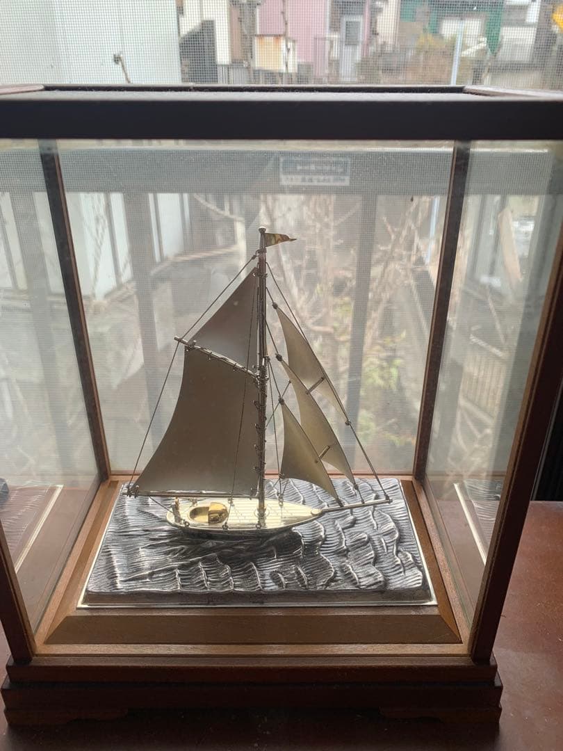 銀製ヨット　縁起もの　銀重128g