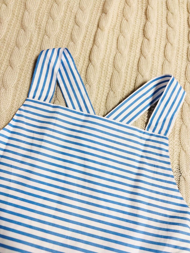 2025新品　Jacadi ストライプワンピース　5A