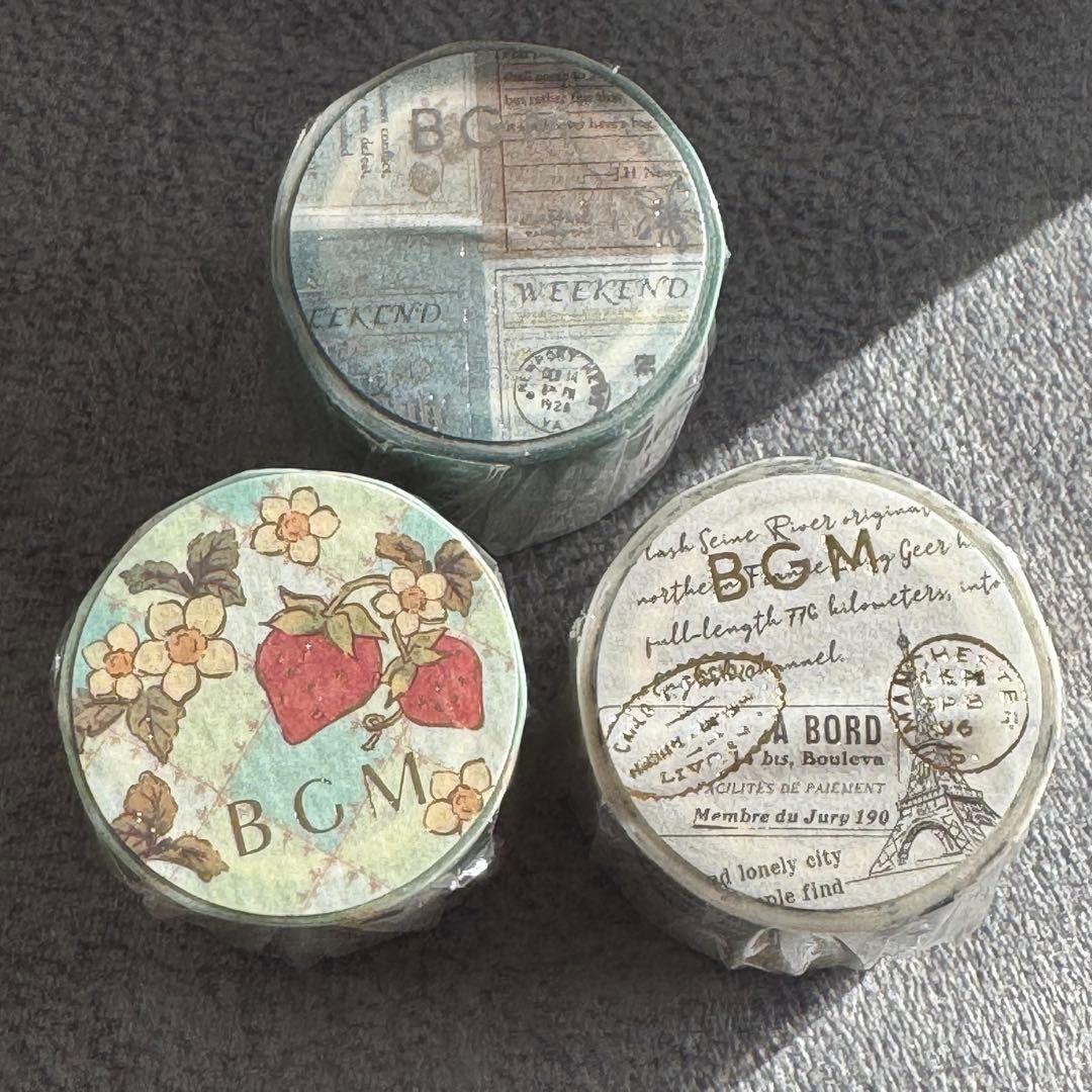 BGM他　マスキングテープ　まとめ売り