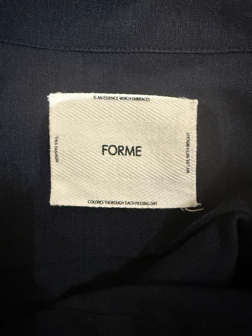 FORME ネイビー 半袖オールインワン　サイズ1