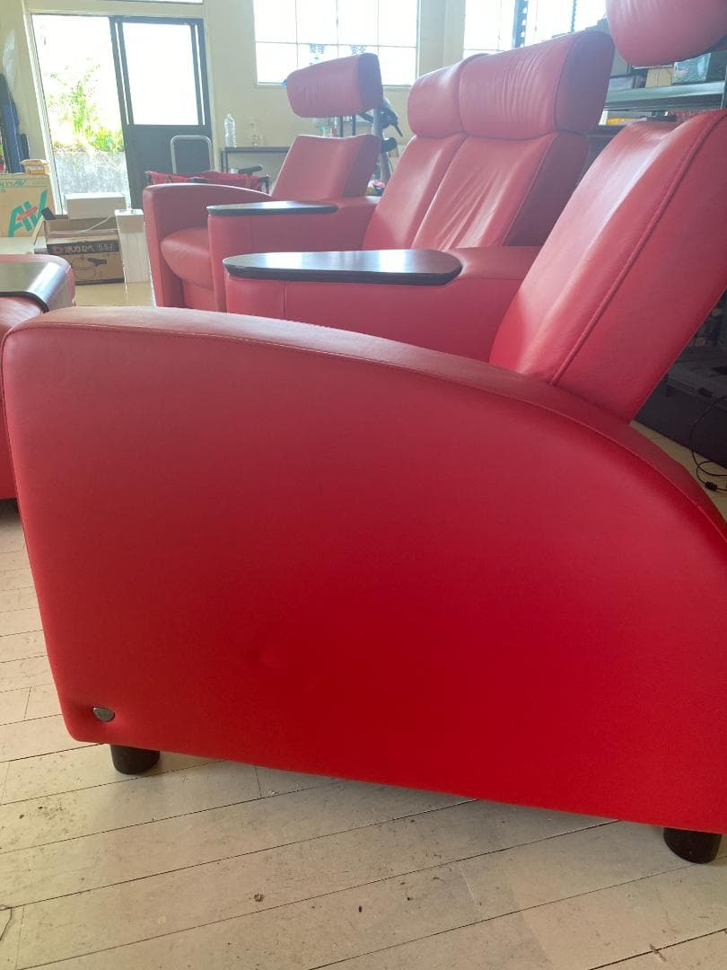 EKORNES Stressless カウチソファセット レッド最高級 o047