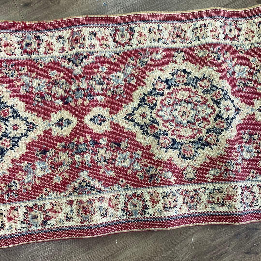 A-2 ラグ カーペット 絨毯 玄関マット ロングマット ペルシャ絨毯風