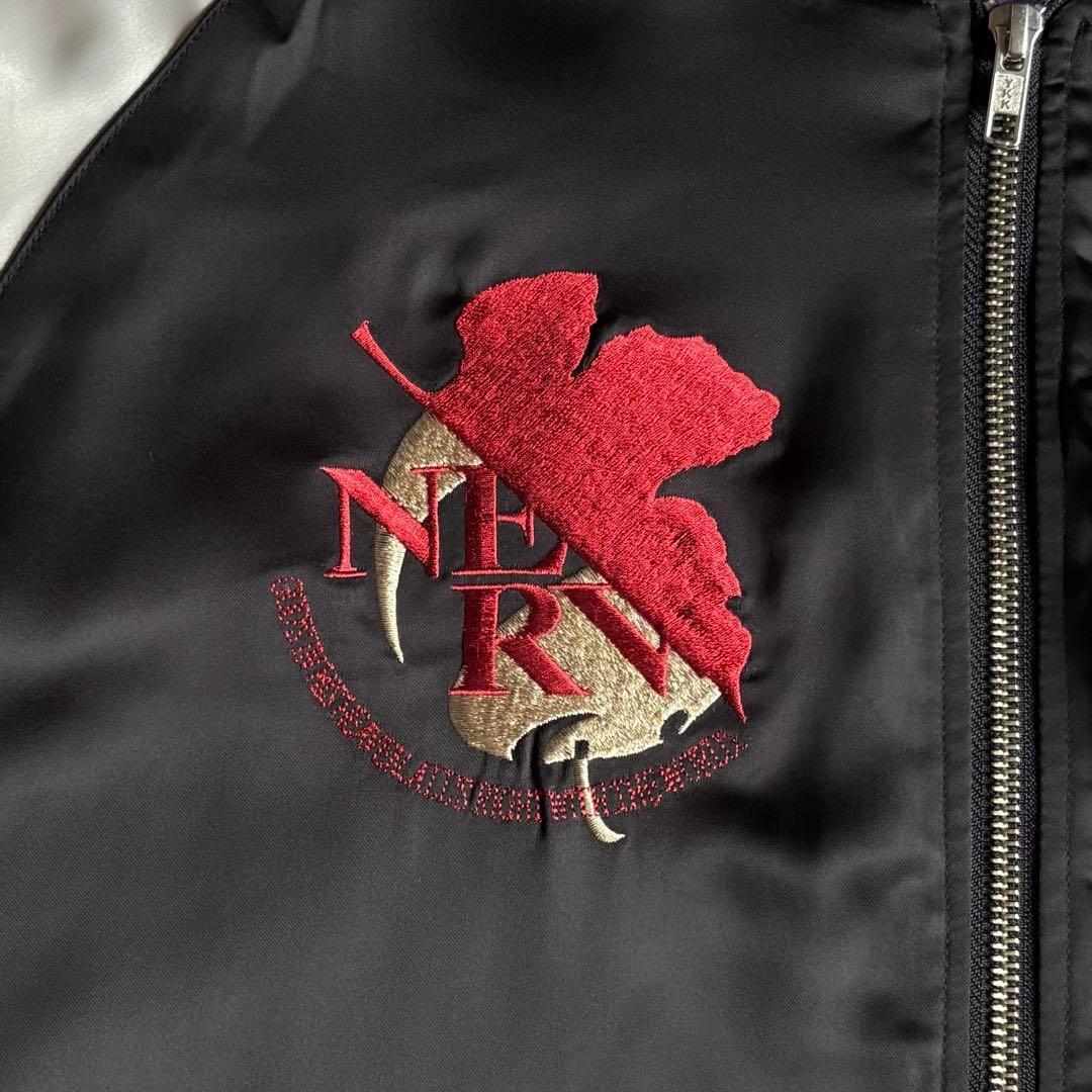 【エヴァンゲリオン×錦 nishiki】スカジャン　レーヨン　初号機　カラー©︎