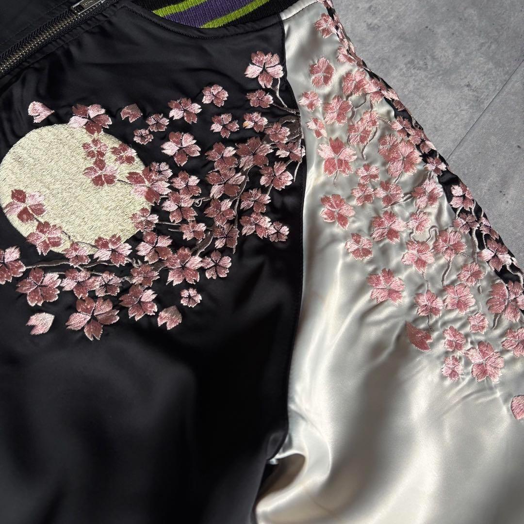 【エヴァンゲリオン×錦 nishiki】スカジャン　レーヨン　初号機　カラー©︎