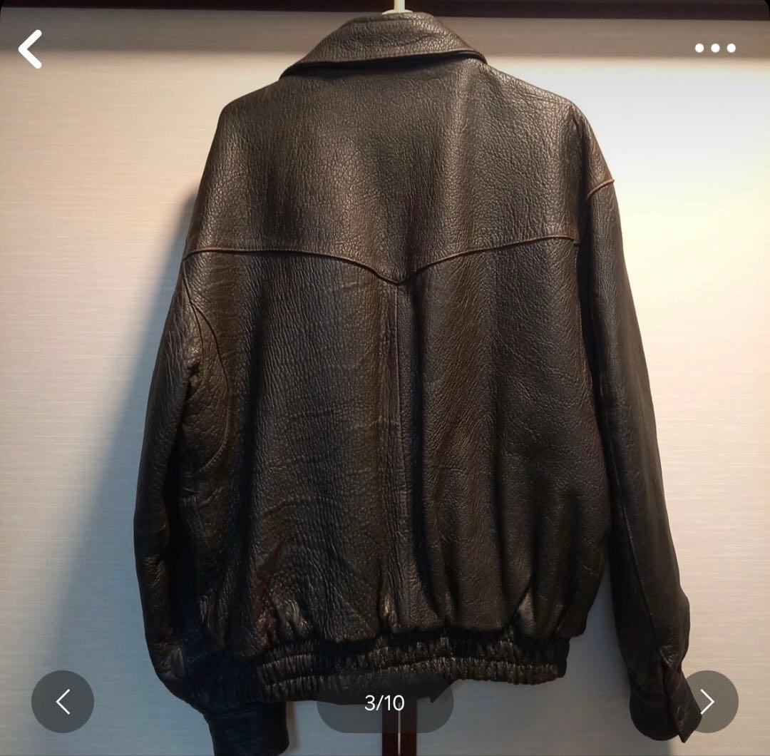 Tip Topヴィンテージ本革フライトジャケットG1調濃茶M美品