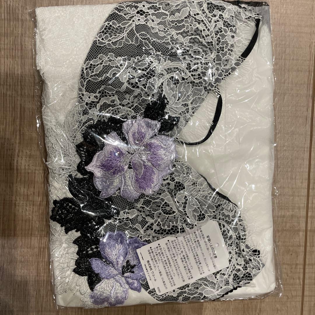 Tomo✨サルート 花柄レース D75 ブラジャー、ショーツ、キャミソール