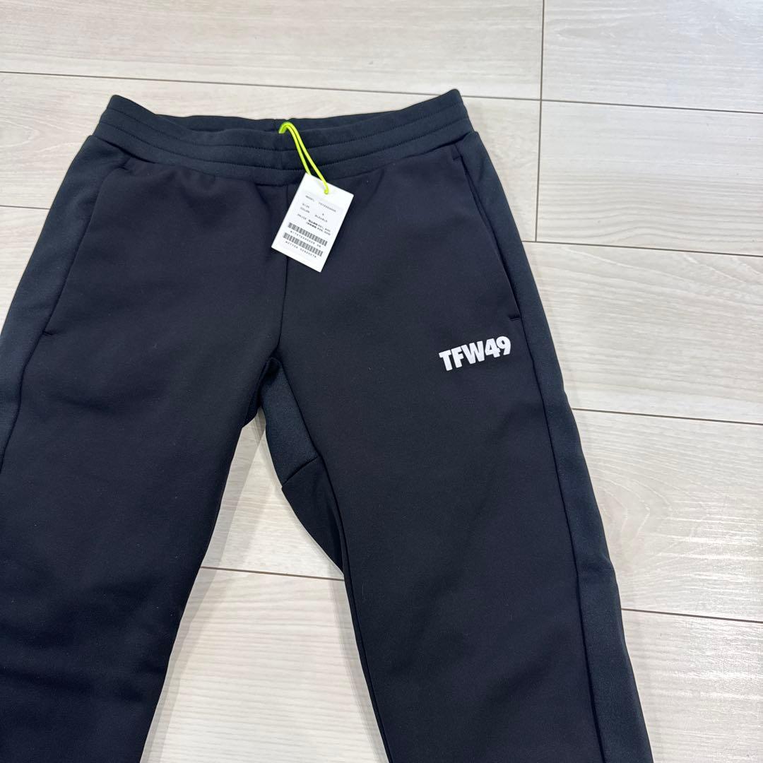 TFW49 ブラックダンボールジョガーパンツ S