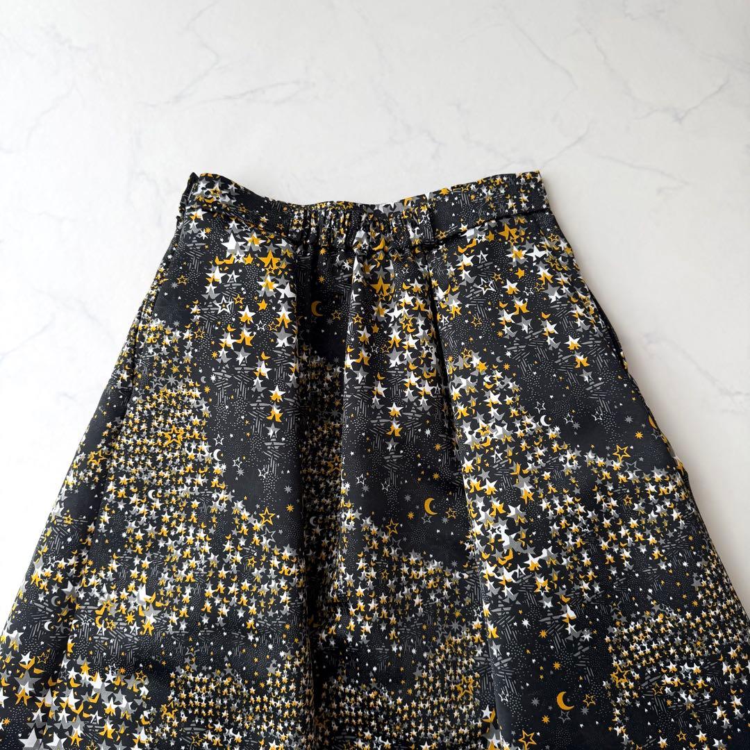 希少✨【CHONO】fly me to the moon 星柄スカート 日本製