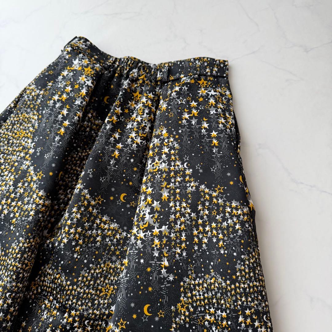 希少✨【CHONO】fly me to the moon 星柄スカート 日本製