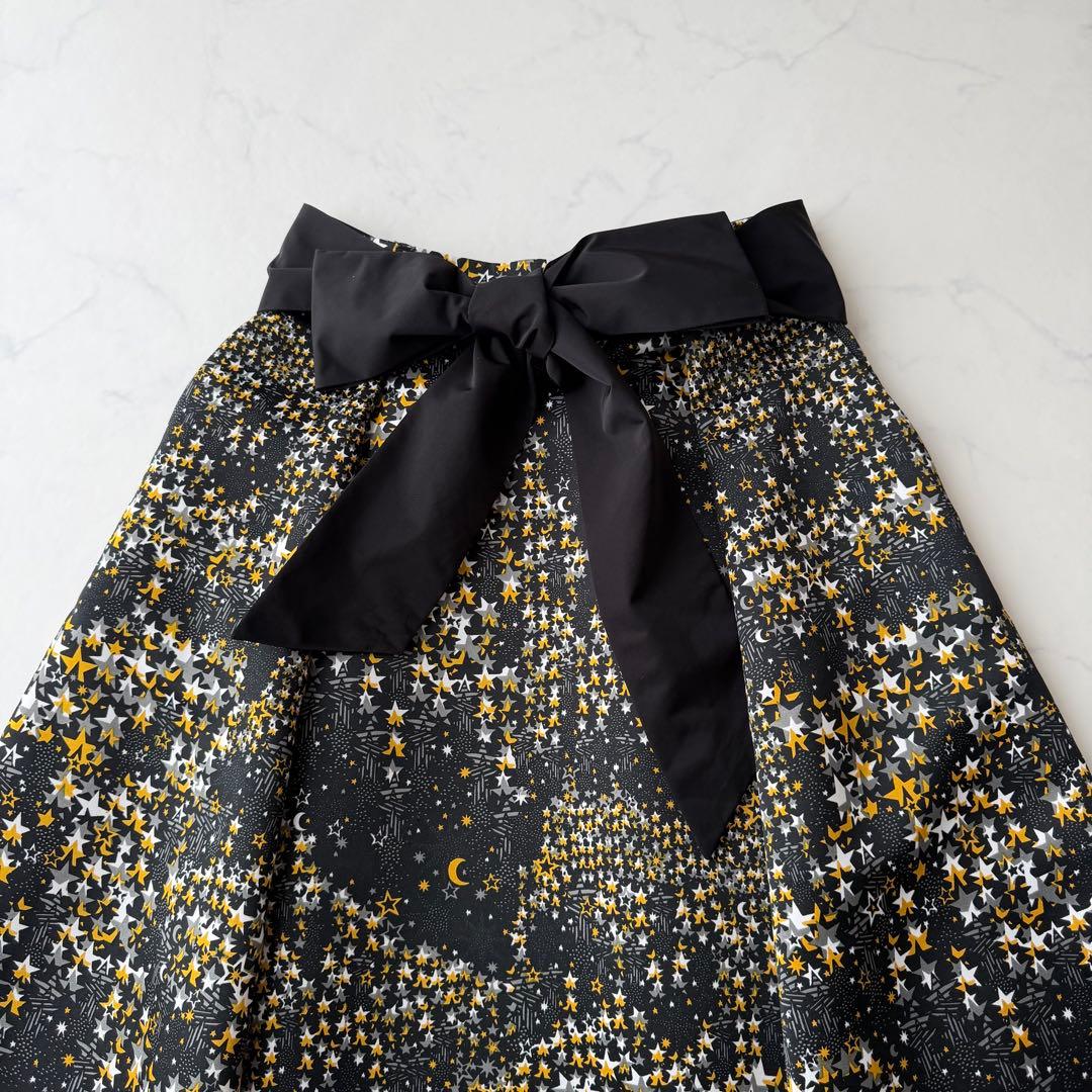 希少✨【CHONO】fly me to the moon 星柄スカート 日本製