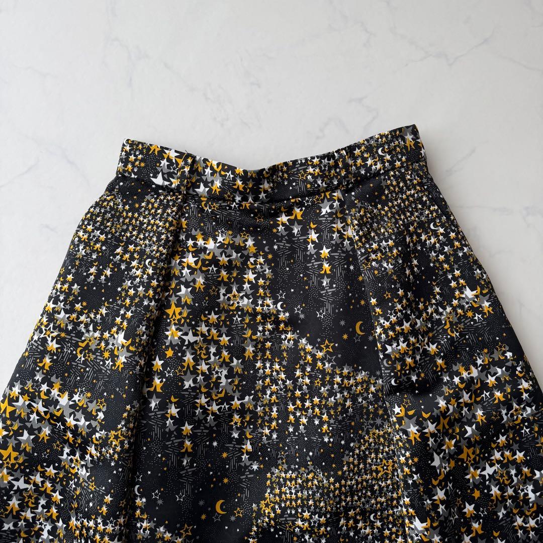 希少✨【CHONO】fly me to the moon 星柄スカート 日本製