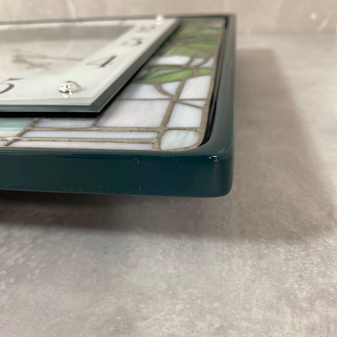 リズム電波時計 RHYTHM ステンドグラス EMUAIR 8MY482EN