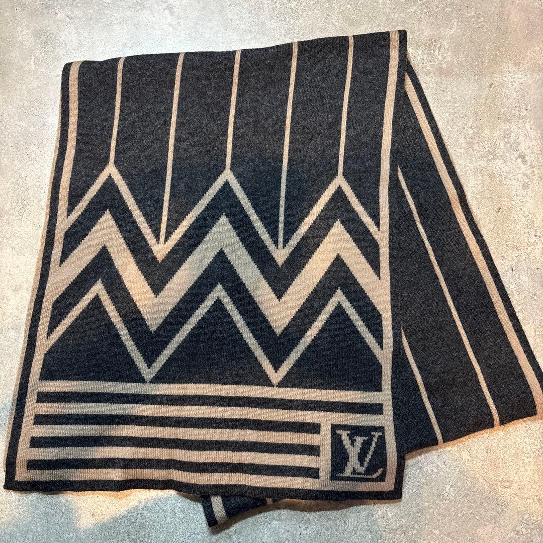 LOUIS VUITTON カシミヤマフラー　正規品　190cm ルイヴィトン