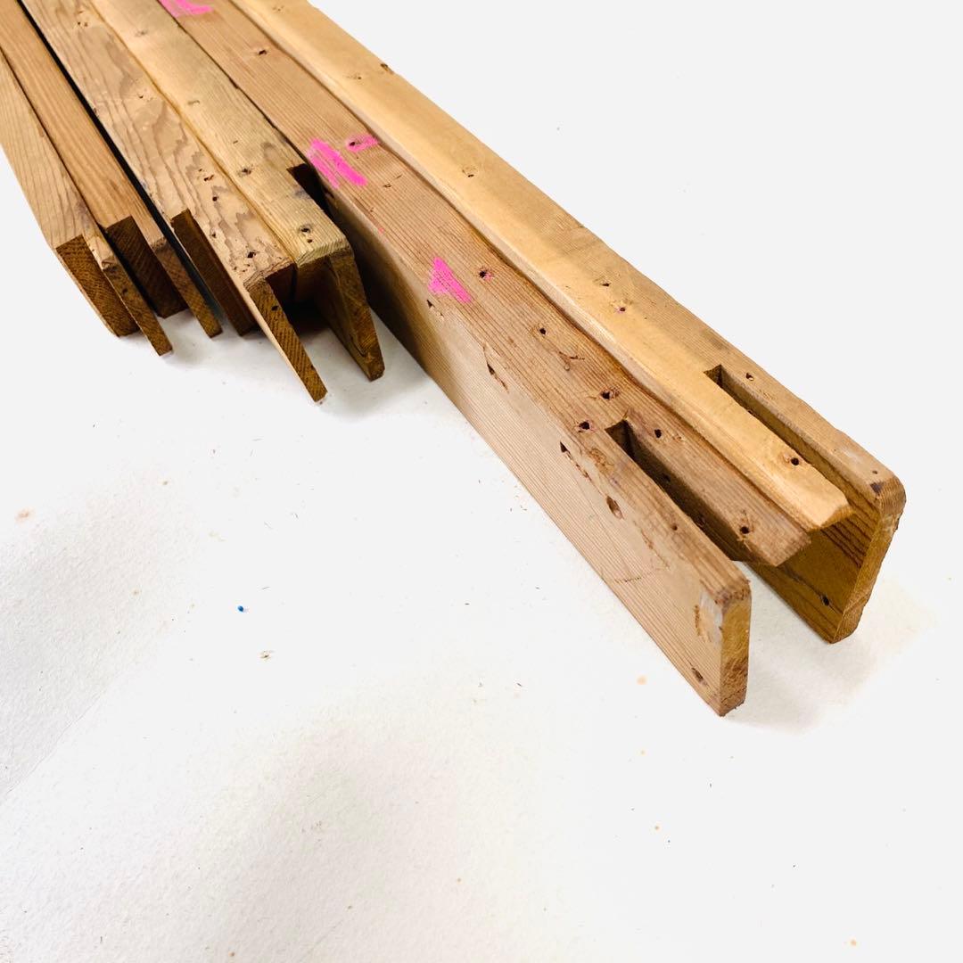 ⚠️専用 絵画用 木枠 キャンバス枠 F100号 杉材 KISO刻印 良品 ③