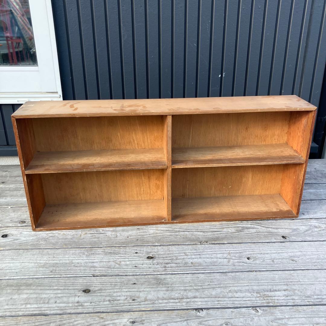 昭和レトロ 古家具 古材 格子型 飾り棚 ディスプレイラック オープンラック